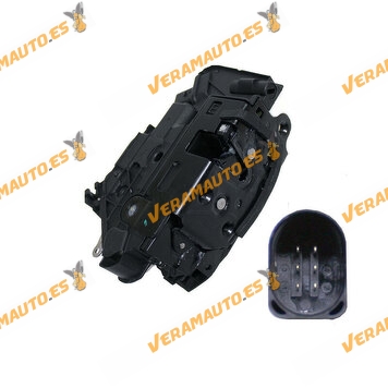 Cerradura Volkswagen Tiguan Scirocco Passat CC | Skoda SuperB Fabia | Audi A1 | SEAT Ibiza Delantera Derecha OEM 5N1837016A