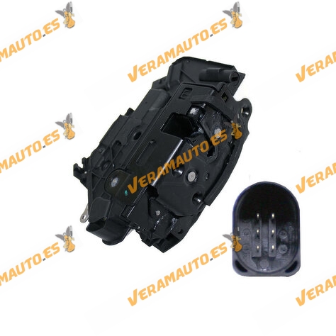 Cerradura Volkswagen Tiguan Scirocco Passat CC | Skoda SuperB Fabia | Audi A1 | SEAT Ibiza Delantera Derecha OEM 5N1837016A