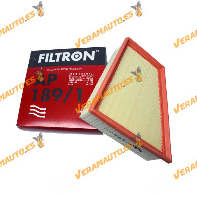 Filtron Air Filter Seat Cordoba | Ibiza | Skoda Fabia | Roomster | Volkswagen Fox | Polo | TDI | SDI | OEM 6Q0 129 662 0