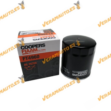 Oil Filter CoopersFiaam FT4960 | Ford Escort Fiesta Mondeo | Opel Omega A | Toyota Corolla Yaris | OEM K04105409AE