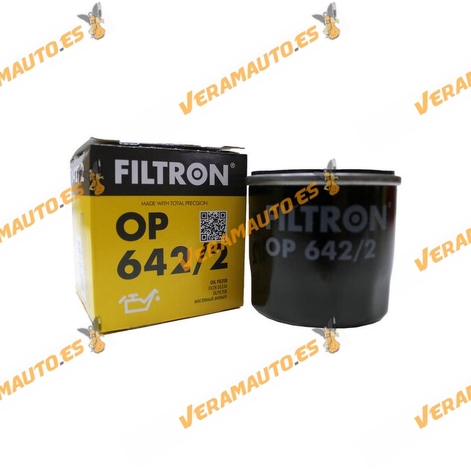 Filtro de Aceite Filtron OP 642/2 Dacia | Nissan | Renault | 1.2 Gasolina | OEM 7700863124