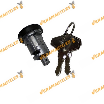 Door Lock Cylinder with 2 Keys | Renault 9 11 18 Trafic Master | Door Lock | Front and Rear | Both Sides