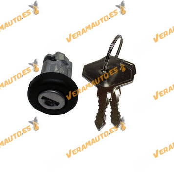 Door Lock Cylinder with 2 Keys | Renault 9 11 18 Trafic Master | Door Lock | Front and Rear | Both Sides