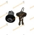 Bombín de Puerta con 2 Llaves | Renault 9 11 18 Trafic Master | Cerradura de Puerta | Delantera y Trasera | Ambos Lados