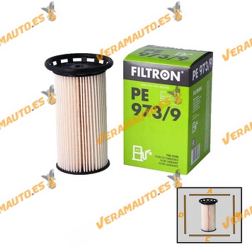 Fuel Filter Filtron Audi | Cupra | Seat | Skoda | Volkswagen | TDI | OEM 5Q0127400G