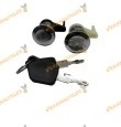 Set of 2 cylinders with 2 keys Peugeot 206 from 01-1998 to 04-2009 | OEM 9170N8 9170-N8