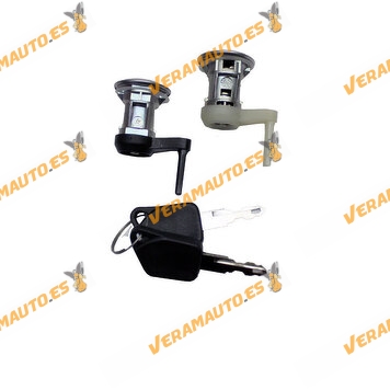 Juego de 2 bombines con 2 llaves Peugeot 206 de 01-1998 a 04-2009 | OE 9170N8 9170 N8