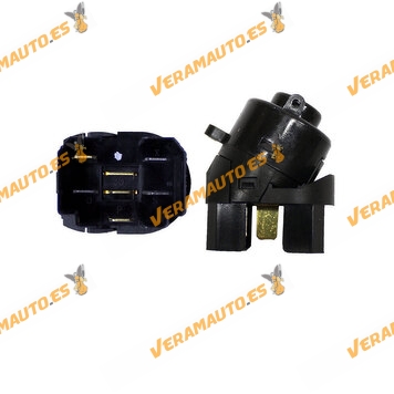 Ignition or Starter Switch | Volkswagen Transporte Polo Passat Golf | SEAT Ibiza Cordoba | 6 Pins | OEM 6N0905865