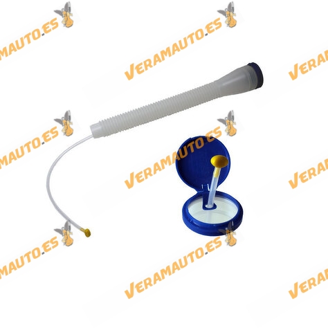 Filler Tube with Cap and Dipstick for Windscreen Washer Reservoir | Citroen Berlingo | Peugeot Partner | OEM 9656580780