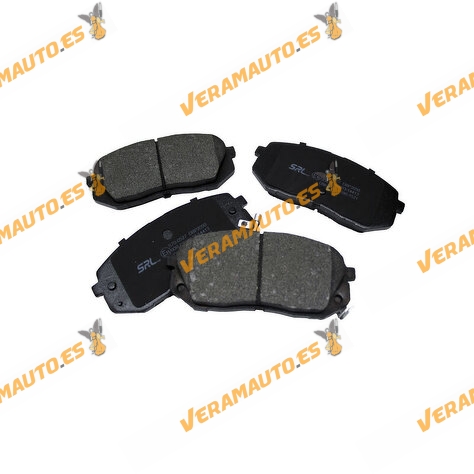 Brake Pads | Hyundai iX35 Tucson | Kia Carens Sportage | Front Axle With Wear Indicator OEM 58101-25A70