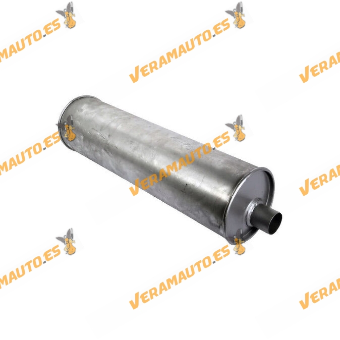 Silencioso Escape intermedio Iveco Daily Turbo a partir de 1989 | Acople por abrazadera | OE 93809509 | 93809798 | 93809799
