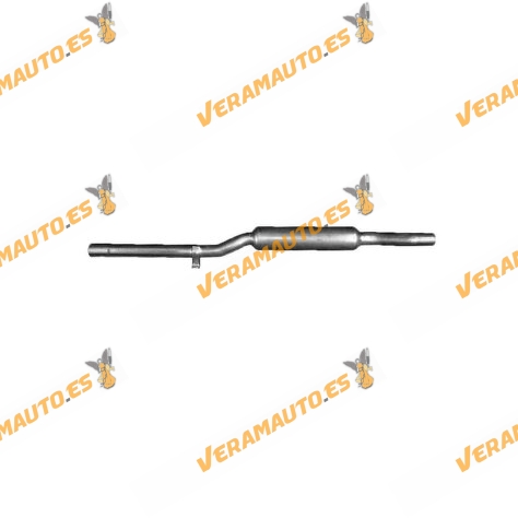 Intermediate silencer Volkswagen Golf | Jetta | Scirocco | Without catalytic converter | Clamp-on 161253209A | 533253209D