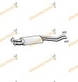 Muffler BMW 3 Series 323i E30 from 1982 to 1983 | Engine AA71 | 2361cc 150hp | Without Catalytic Converter | OE 18121176980