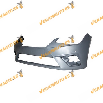 Bumper SEAT Ibiza from 2017 to 2025 | Front | Front Print | With Parking Sensors | OEM Similar to 6F0807221DGRU