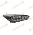 Faro Principal Ford Focus III de 2014 a 2018 | Derecho | Fondo Plateado | Lámparas H1 + H7 con Motor | OE F1EB13W029AEA
