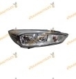 Headlight Ford Focus from 2014 to 2018 | Right Lamps H1 + H7 with Motor | Silver OEM Similar to 1939291