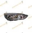 Headlight Ford Focus from 2014 to 2018 | Right Lamps H1 + H7 with Motor | Silver OEM Similar to 1939291