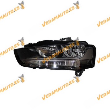 Headlight TYC | Audi A4 | S4 (B8) from 2012 to 2015 | Front Left Lamps H7 + H7 Electric with Motor OEM 8K0941003L