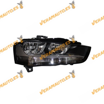 Headlight TYC | Audi A4 | S4 (B8) from 2012 to 2015 | Front Right Lamps H7 + H7 Electric with Motor OEM 8K0941004L | 8K0941004AB