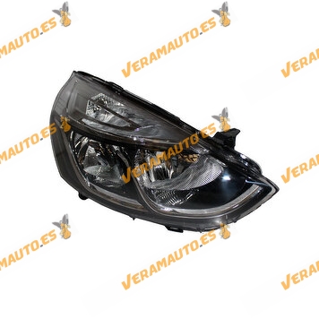 Main Headlight Renault Clio IV from 2016 to 2019 Right | With Engine | Silver Frame | H1 H7 PY24W | 260100653R