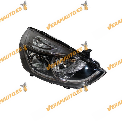 Main Headlight Renault Clio IV from 2016 to 2019 Right | With Engine | Silver Frame | H1 H7 PY24W | 260100653R