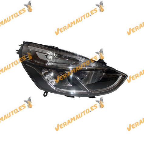 Main Headlight Renault Clio IV from 2016 to 2019 Right | With Engine | Silver Frame | H1 H7 PY24W | 260100653R