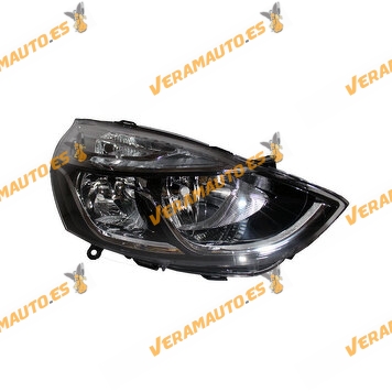 Main Headlight Renault Clio IV from 2016 to 2019 Right | With Engine | Silver Frame | H1 H7 PY24W | 260100653R