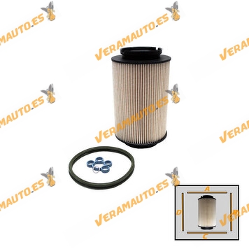 Fuel Filter SRLine | Audi A3 | SEAT Altea | Skoda Octavia | Volkswagen Golf V | OEM Similar to 41706016