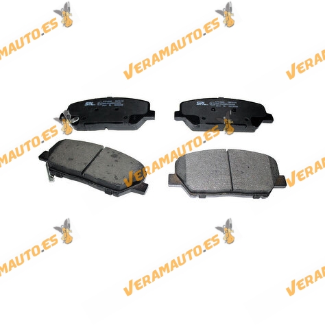 Pastillas de Freno SRLine Hyundai Genesis Coupe I30 | Kia Cee'd Optima | Con Indicador Acústico de Desgaste | OE 581012MA00