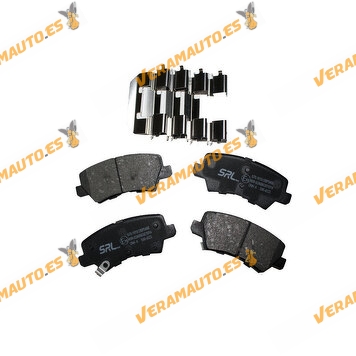 Brake Pads | Hyundai Accent I30 Tucson | Kia Sportage | Rear Axle | With Acoustic Wear Indicator OEM 0446602280