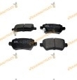 Brake Pads Kia Cee'd (JD) from 2012 to 2019 Rear Axle With Acoustic Wear Indicator OEM 58302-1PA30