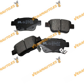 Brake Pads SRLine Toyota Avensis T25 | Corolla Verso ZER | Rear Axle | BOSCH Brake System | OE 04466-05020