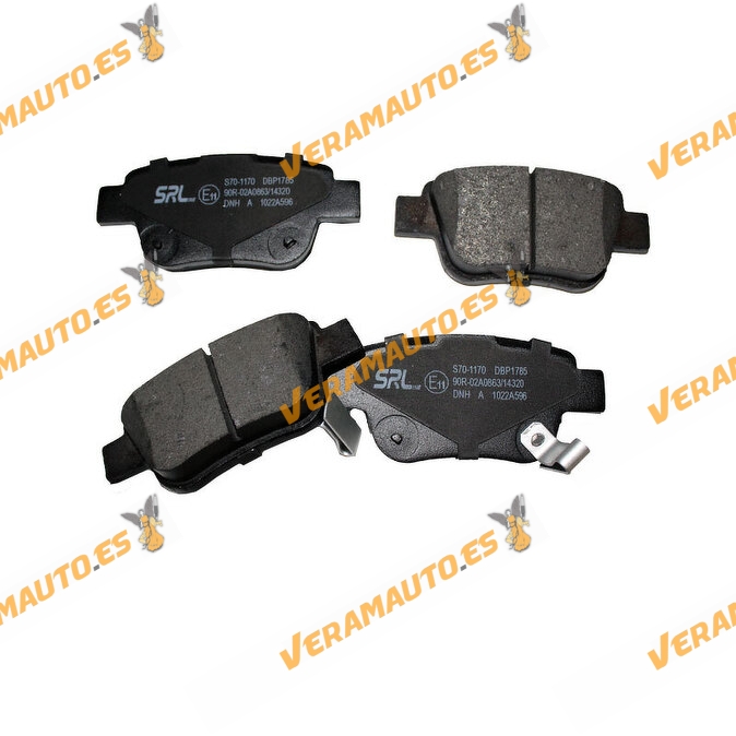 Pastillas Freno SRLine Toyota Avensis T25 | Corolla Verso ZER | Eje Trasero | Sistema de Frenos BOSCH | OE 04466-05020