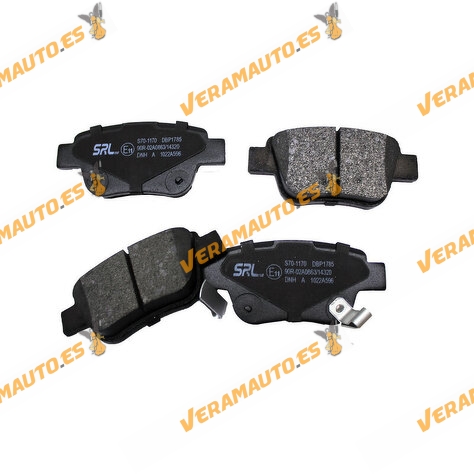 Brake Pads SRLine Toyota Avensis T25 | Corolla Verso ZER | Rear Axle | BOSCH Brake System | OE 04466-05020