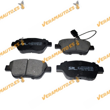 Brake Pads Alfa Romeo | Citroen | FIAT | Lancia | Peugeot | Front Axle With Wear Indicator | OEM 1636412880