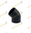 Codo PVC Presión Para Encolar | Angulo 45º | Diámetro 20mm