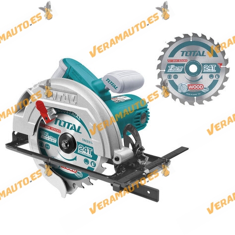 Sierra Circular de Disco de 185 mm | Potencia de salida de 1400 W | Velocidad en ralentí de 4800 rpm