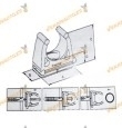 Abrazadera de Tubo Flexible  | Para Tubo de 16mm | Nylon