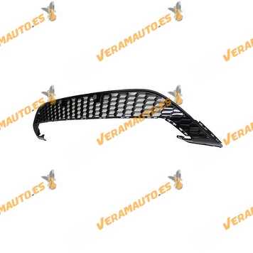Rejilla Central Paragolpes Ford Focus III de 2014 a 2018 | Modelo Sport | Negra | Panel Abeja | OEM F1EJ-17K945-C