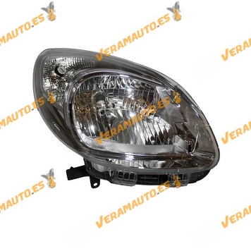 Faro Renault Kangoo W 2013 a 2022 | Nissan NV250 2019 a 2022 Derecho | Fondo Plata | H4 + PY21W + W5W | OE 260109958R