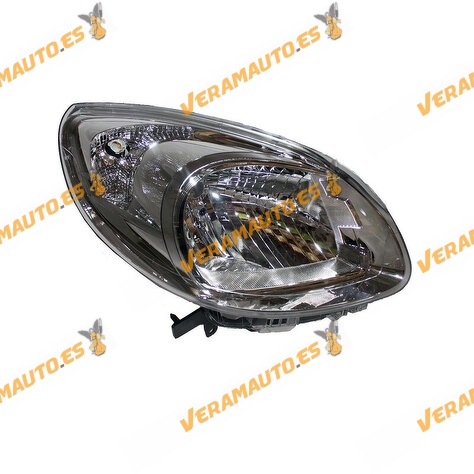 Faro Renault Kangoo W 2013 a 2022 | Nissan NV250 2019 a 2022 Derecho | Fondo Plata | H4 + PY21W + W5W | OE 260109958R