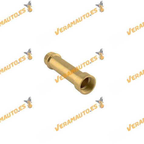 Hexagonal Brass Faucet Extension | Round | Gold Lacquered | Various Sizes