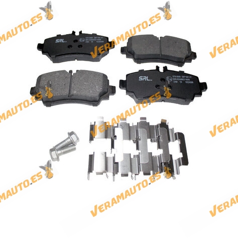 Mercedes A-Class Brake Pads (W168) | Vaneo (W414) | Front Axle | Prepared Wear Indicator | OEM 4144200220