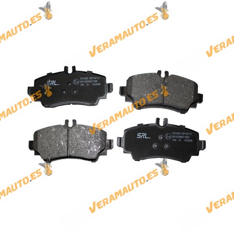Mercedes A-Class Brake Pads (W168) | Vaneo (W414) | Front Axle | Prepared Wear Indicator | OEM 4144200220