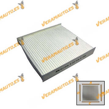 Filtro de Habitáculo SRLine| Renault Clio | Sandero | Captur | Nissan Micra | Dacia Duster | Sandero OEM 272773016R