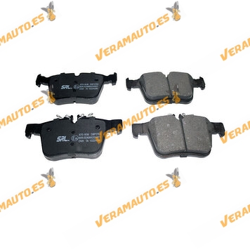 Pastillas Freno SRLine Mercedes Clase C W205 | Eje Trasero | Sistema de Frenos Continental | OE A0004208200