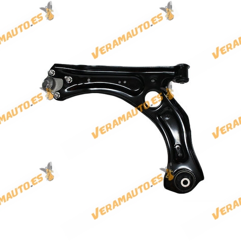 Brazo Suspensión Audi | SEAT | SKODA | Volkswagen | Derecho Rótula y Silentblock | Acero | OE 2Q0407152B | 2Q0407152D