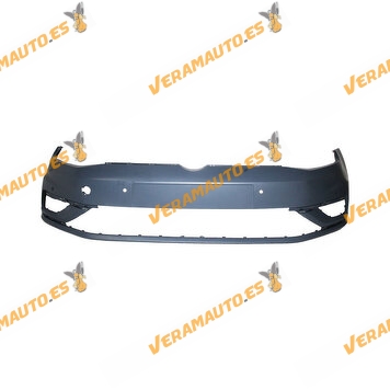 Front Bumper | Volkswagen Golf VII (5G) from 2017 to 2020 | Primed with Parking Sensor Recess | OEM 5G0807217FNGRU | 5G0807217FN