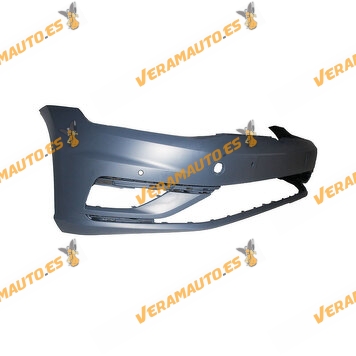 Paragolpes Delantero | Volkswagen Golf VII (5G) de 2017 a 2020 | Imprimado Con Hueco de Sensor Aparcamiento | OEM 5G0807217FNGRU