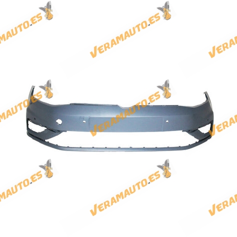 Paragolpes Delantero | Volkswagen Golf VII (5G) de 2017 a 2020 | Imprimado Con Hueco de Sensor Aparcamiento | OEM 5G0807217FNGRU
